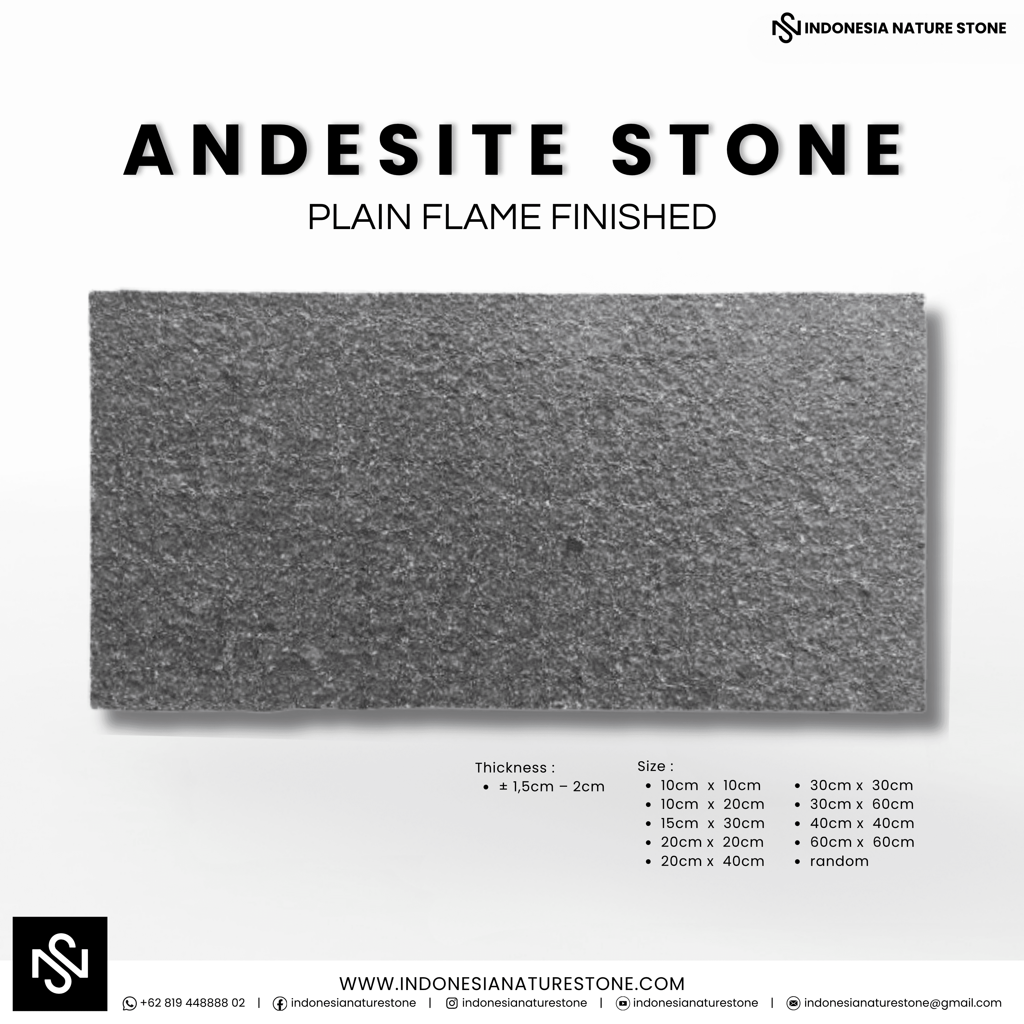 Flamed Andesite Stone